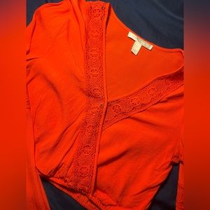 Hippie Orange Blouse